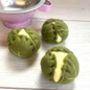Set Of Three Pretend Play Felt Food Brussel Sprouts, thumbnail 2 of 2