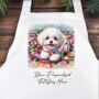 Personalised Bichon Freis In Christmas Lights, thumbnail 8 of 9
