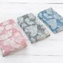 Ginkgo Print Metallic Gold Cotton Blend Scarf, thumbnail 2 of 6