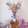 Purple Dried Flower Christmas Gift For Nanny, Grandma, thumbnail 2 of 5