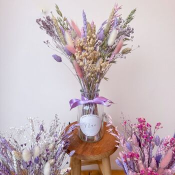 Purple Dried Flower Christmas Gift For Nanny, Grandma, 2 of 5