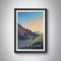 Go Cycling Travel Poster Art Print, thumbnail 1 of 8