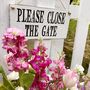 Personalised Wooden Garden Gate Sign, thumbnail 4 of 8