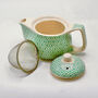 Patterned Ceramic Herbal Teapot Gift For Tea Lovers, thumbnail 10 of 10