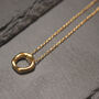 Pentagon Pendant Necklace For Women 18k Gold Plated, thumbnail 6 of 9