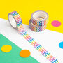 Rainbow Wiggles Washi Tape, thumbnail 1 of 2