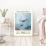 Natural History Exhibition Whale Print, thumbnail 3 of 3