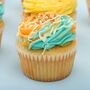 Blue And Rainbow Cupcakes Box By Lola's Cupcakes, thumbnail 5 of 7