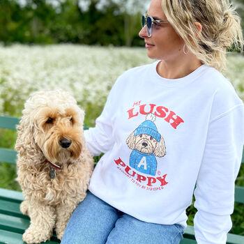 My Lush Puppy Personalised Sweatshirt With Your Dog On, 12 of 12