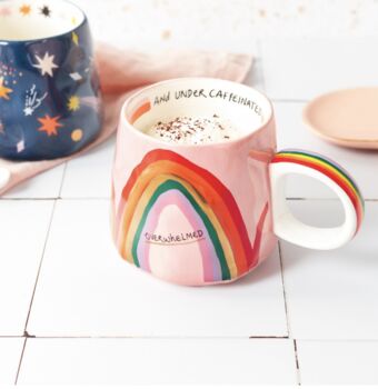 Hand Made Over Whelmed Mug, 3 of 5