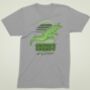 Funny Crocodile T Shirt, Adopt A Swampy Chompy, thumbnail 3 of 4