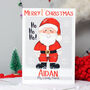 Personalised Santa Baby 1st Christmas Card, thumbnail 8 of 10