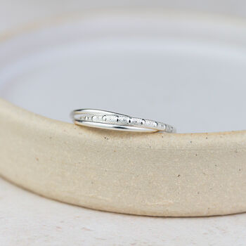 Sterling Silver Triple Ring, 2 of 3