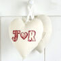 Personalised Couples Initials Hanging Heart Gift, thumbnail 1 of 12