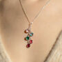 Family Birthstone Cascade Necklace, thumbnail 1 of 9