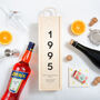 Personalised Birth Year Bottle Box, thumbnail 2 of 12