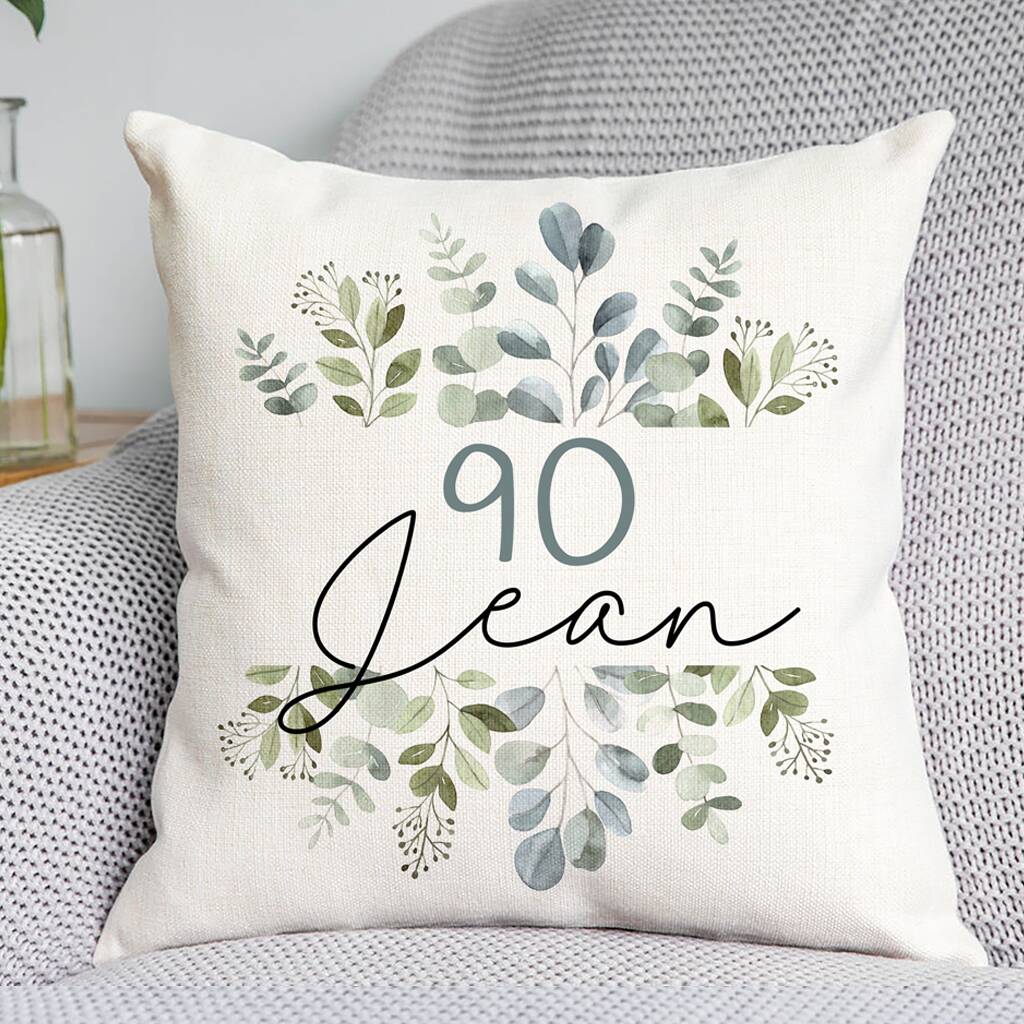 90th Birthday Cushion, 1 of 2