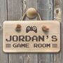 Personalised Wooden Game Room Sign, thumbnail 1 of 2
