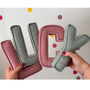 Corduroy Fabric Personalised Initial Letter, thumbnail 2 of 10