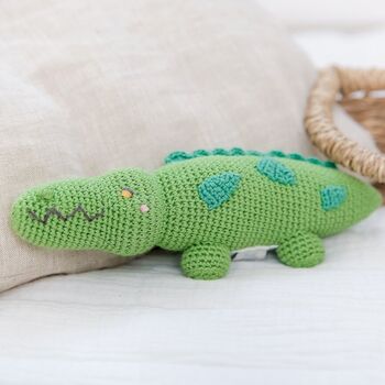 Baby Rattle Crocodile Toy, 2 of 2