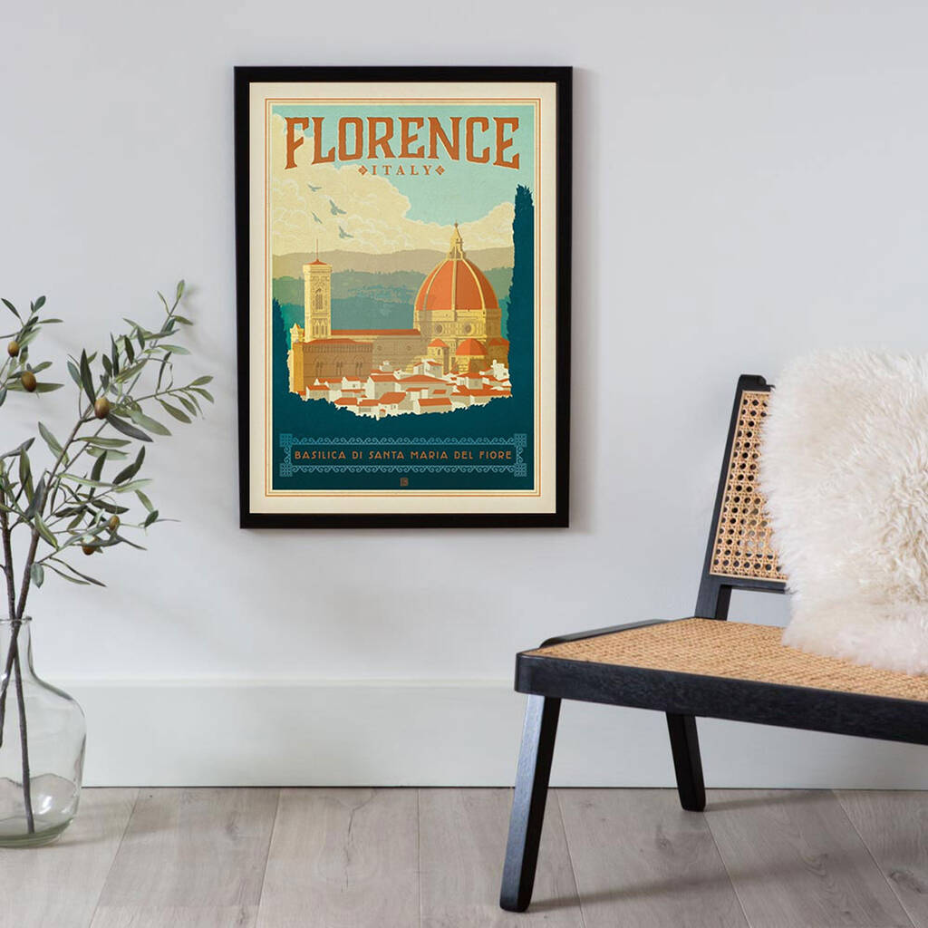 Florence Travel Print By I Heart Travel Art.