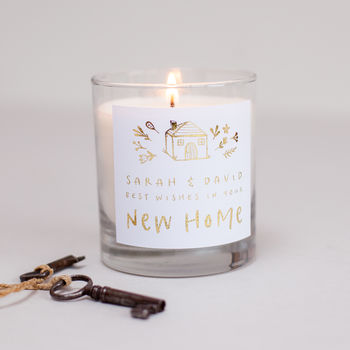 New Home Personalised Candle Gift, 5 of 6
