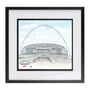 New Wembley Way Stadium Art Print, thumbnail 3 of 3