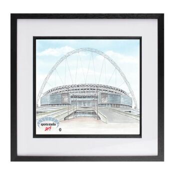 New Wembley Way Stadium Art Print, 3 of 3