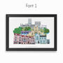 Durham Skyline Personalised Print, thumbnail 3 of 9