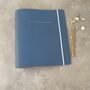 A4 Leather Holiday Plans Ring Binder With Leather Tabs, thumbnail 1 of 4
