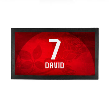 Personalised England Bar Mat, 3 of 3