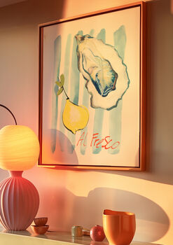 Al Fresco Oysters And Lemons Illustrated Art Print, 6 of 7