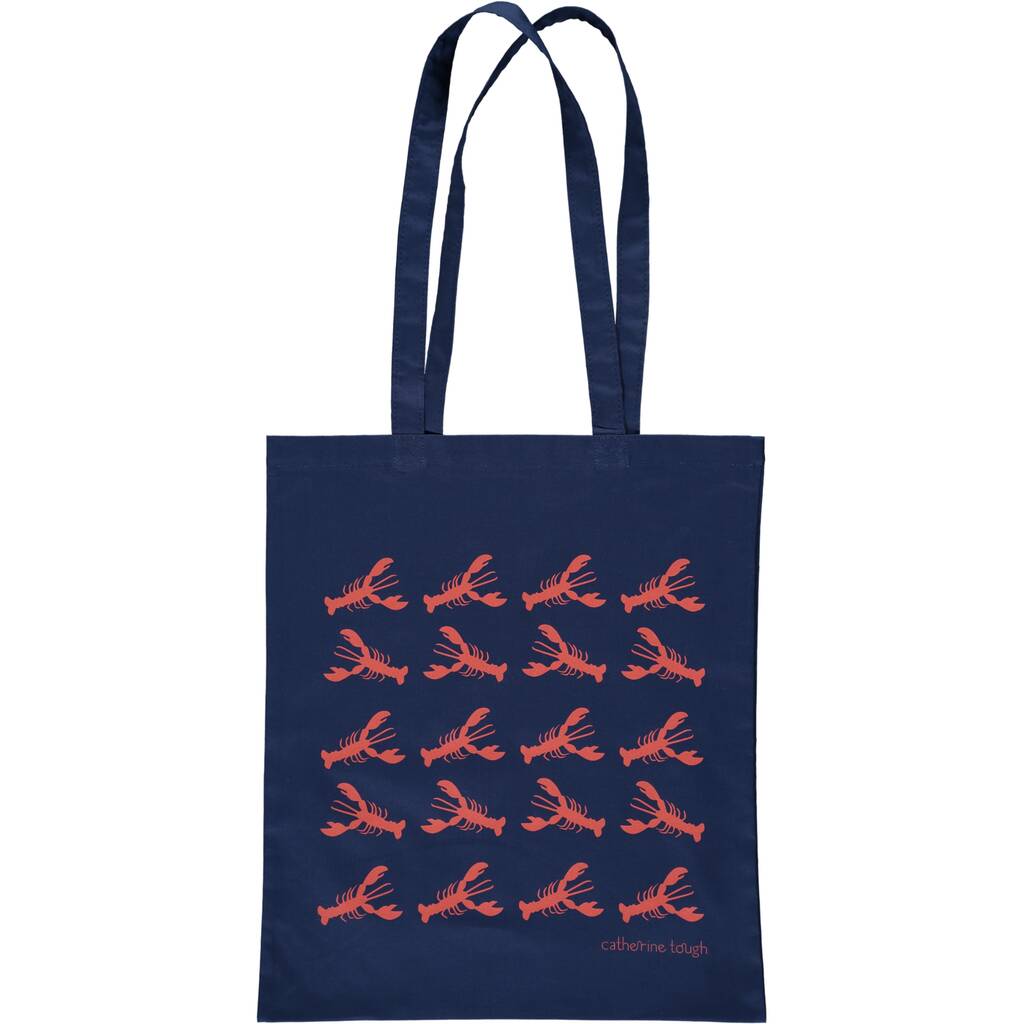 Cotton Animal Print Shopping Bag By catherine tough