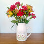 Personalised Pink Flower Vase | Gift For Friends, thumbnail 1 of 5