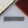 11th Anniversary Classic Steel Scroll Metal Bookmark, thumbnail 6 of 12