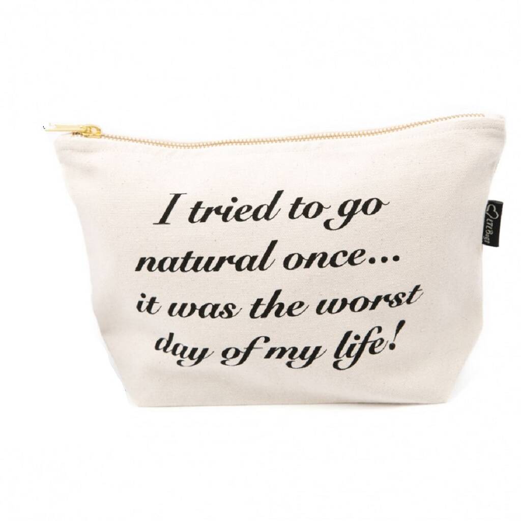 Slogan Make Up Bags By Lovethelinks | notonthehighstreet.com