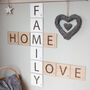 Personalised Large Letter Tiles, Wooden Wall Art, thumbnail 6 of 10