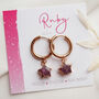 Ruby July Birthstone Earrings, thumbnail 3 of 9