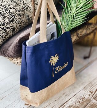 Personalised Palm Tree Shopper, 3 of 3