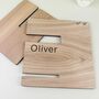 Men's Personalised Name Wooden Accessory Stand, thumbnail 2 of 3