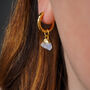 Raw Moonstone Crystal Earrings, thumbnail 2 of 9
