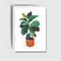 House Plant Greeting Card, thumbnail 2 of 2