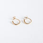 Small Gold Hoops, thumbnail 1 of 3