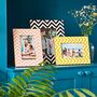 Handmade Chevron Patterned Photo Frame, thumbnail 1 of 6