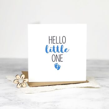 Hello Little One Baby Card, 2 of 3