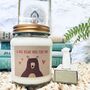 Cute Bear Hug Candle And Porcelain Keepsake, thumbnail 1 of 10
