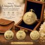 Vintage Style Brass Navigation Open Face Compass, thumbnail 9 of 12
