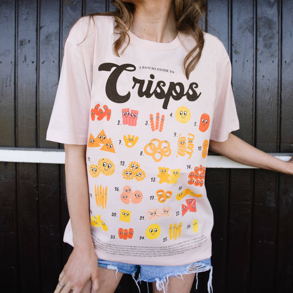 A Guide To Crisps Women’s Graphic T Shirt, 1 of 3