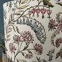 Whinfell Blush Pink Floral Drum Lampshades, thumbnail 2 of 9