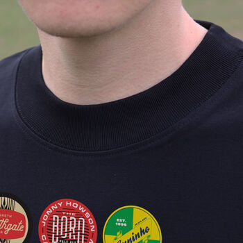 Middlesbrough Football Beer Mats Oversized T Shirt, 9 of 11